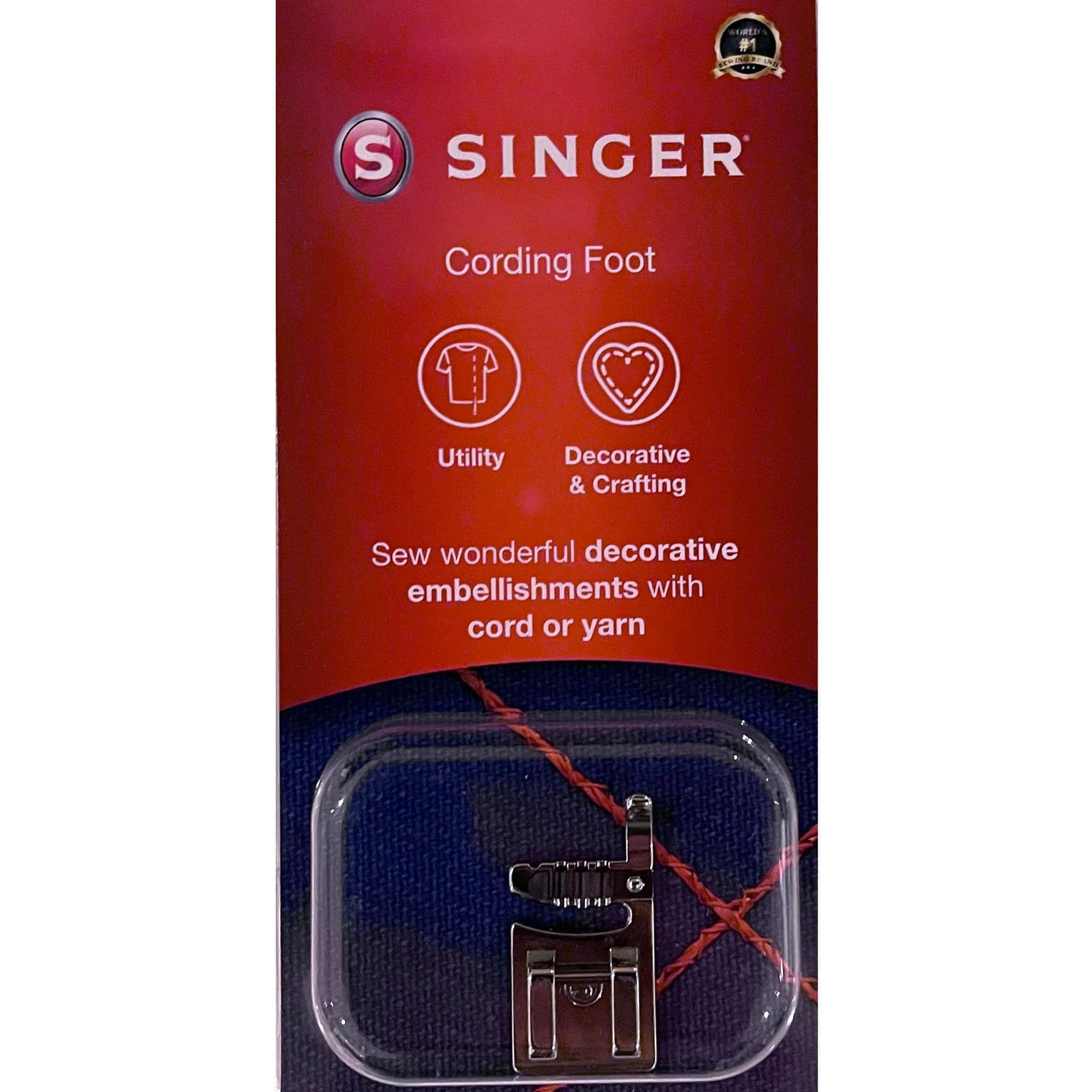 Cording Foot by Singer (in retail packaging)