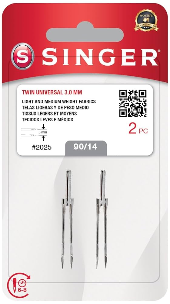 Singer Twin Needles Size 90 – Pack of 2