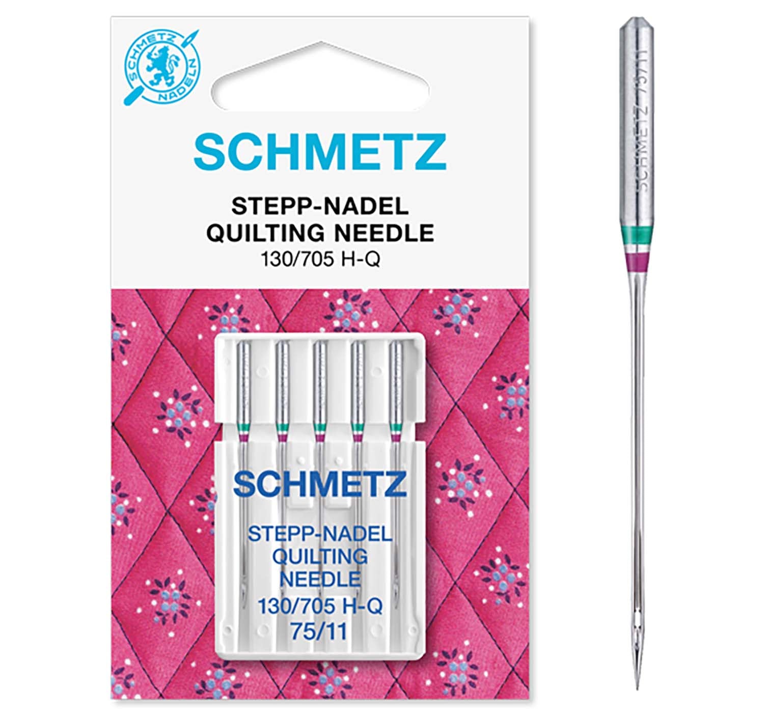 Schmetz Sewing Machine Needles - Quilting - 75(11) - 5 Needles