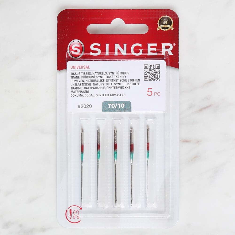 Singer Regular Needles Size 70 – Pack of 5