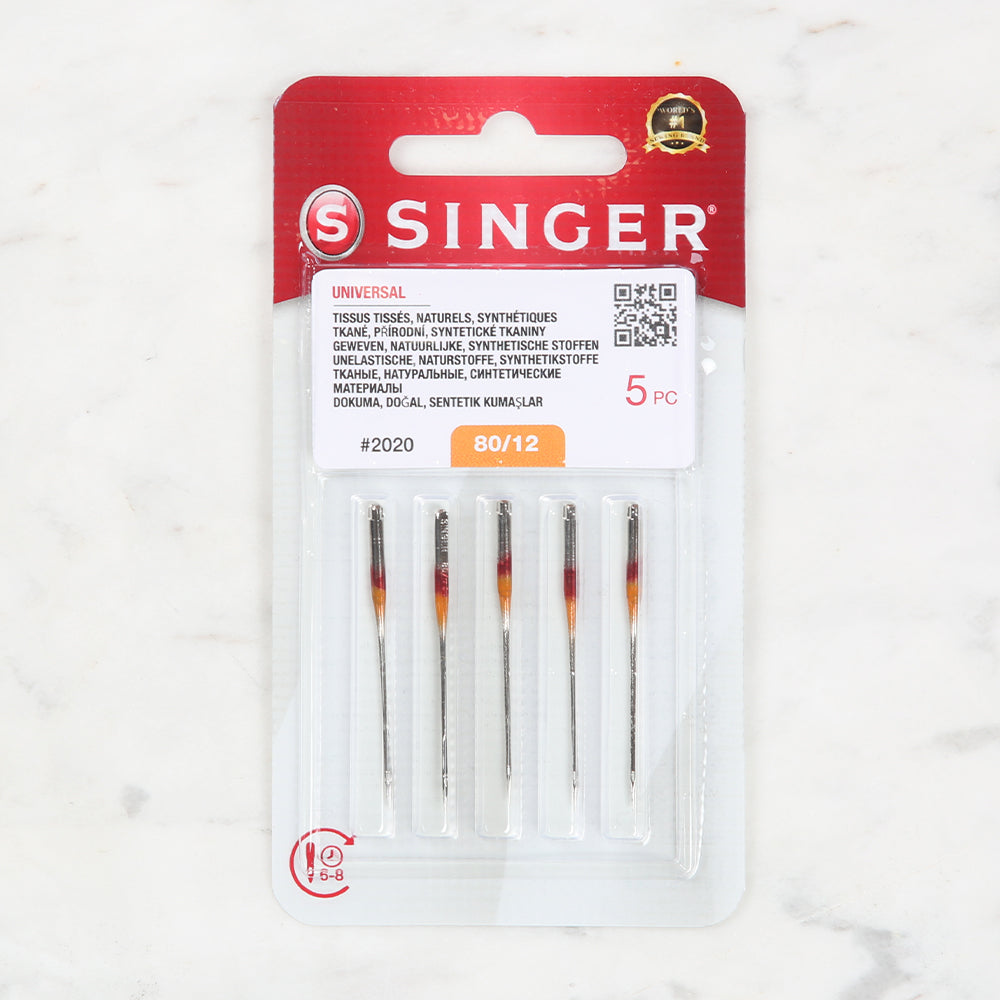 Singer Regular Needles Size 80 – Pack of 5