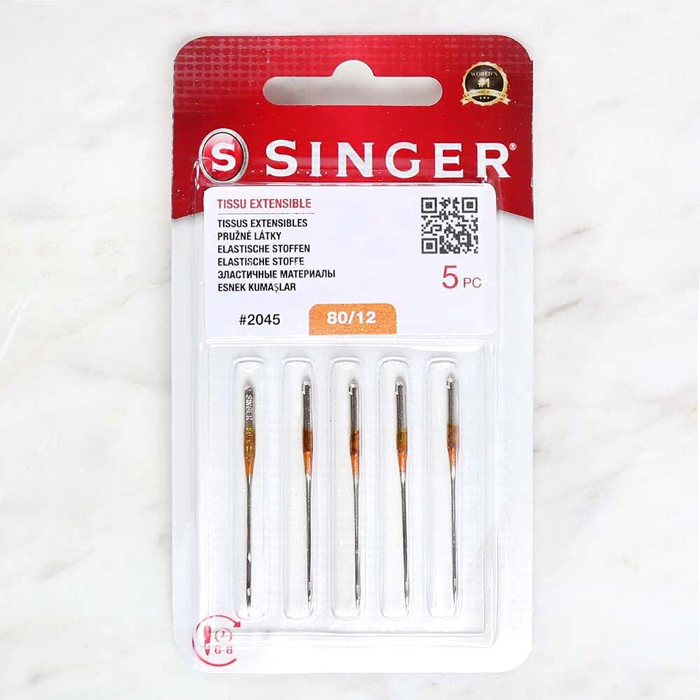 Singer Ball Point Needles Size 80 – Pack of 5