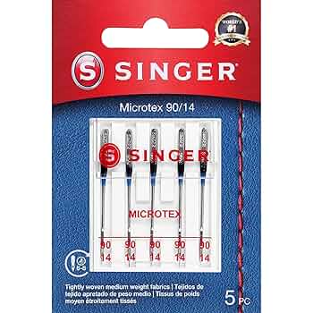 Singer Microtex Needles Size 80/90 – Pack of 5