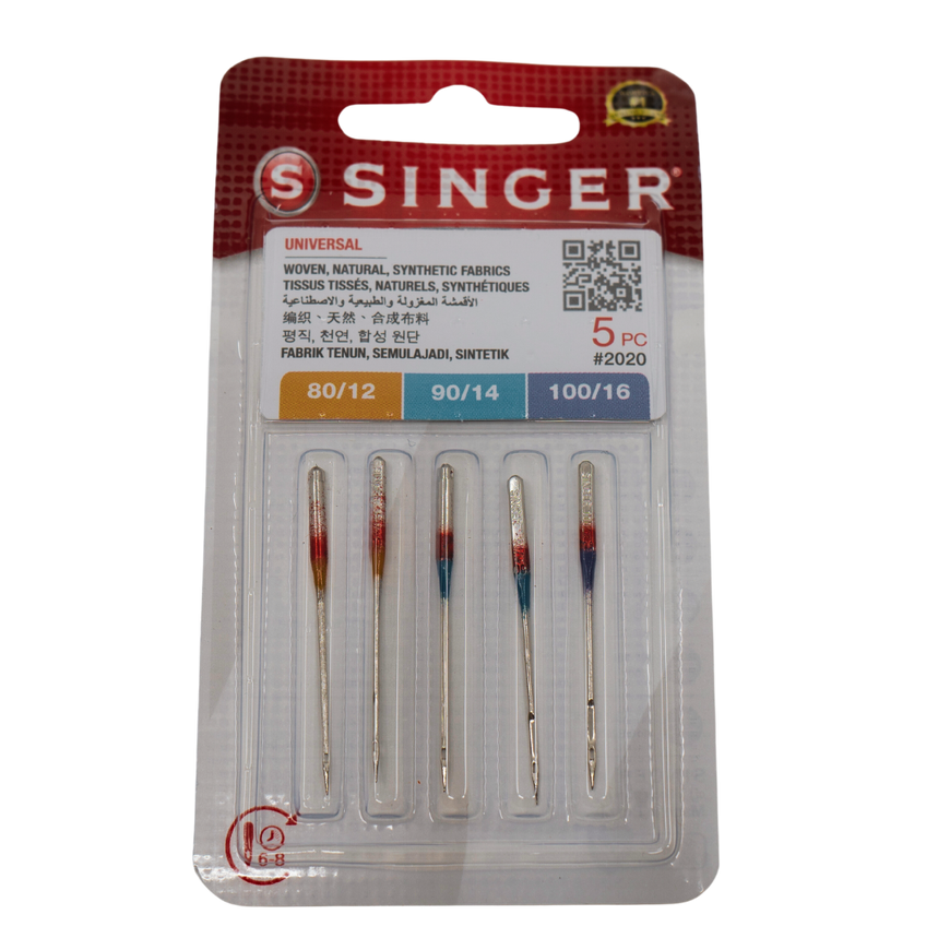 Singer Regular Needles – Pack of 5 assorted