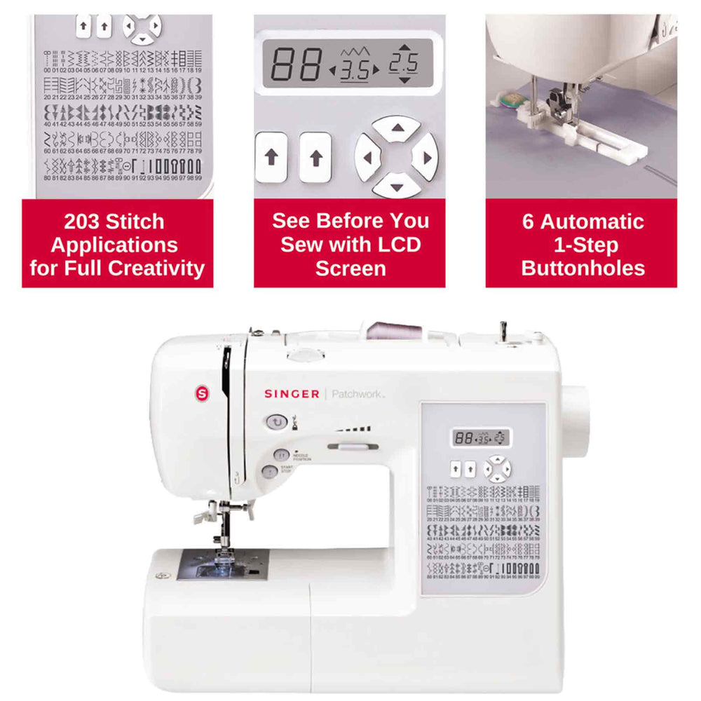 Singer Patchwork 7285Q Sewing Machine with Extension Table