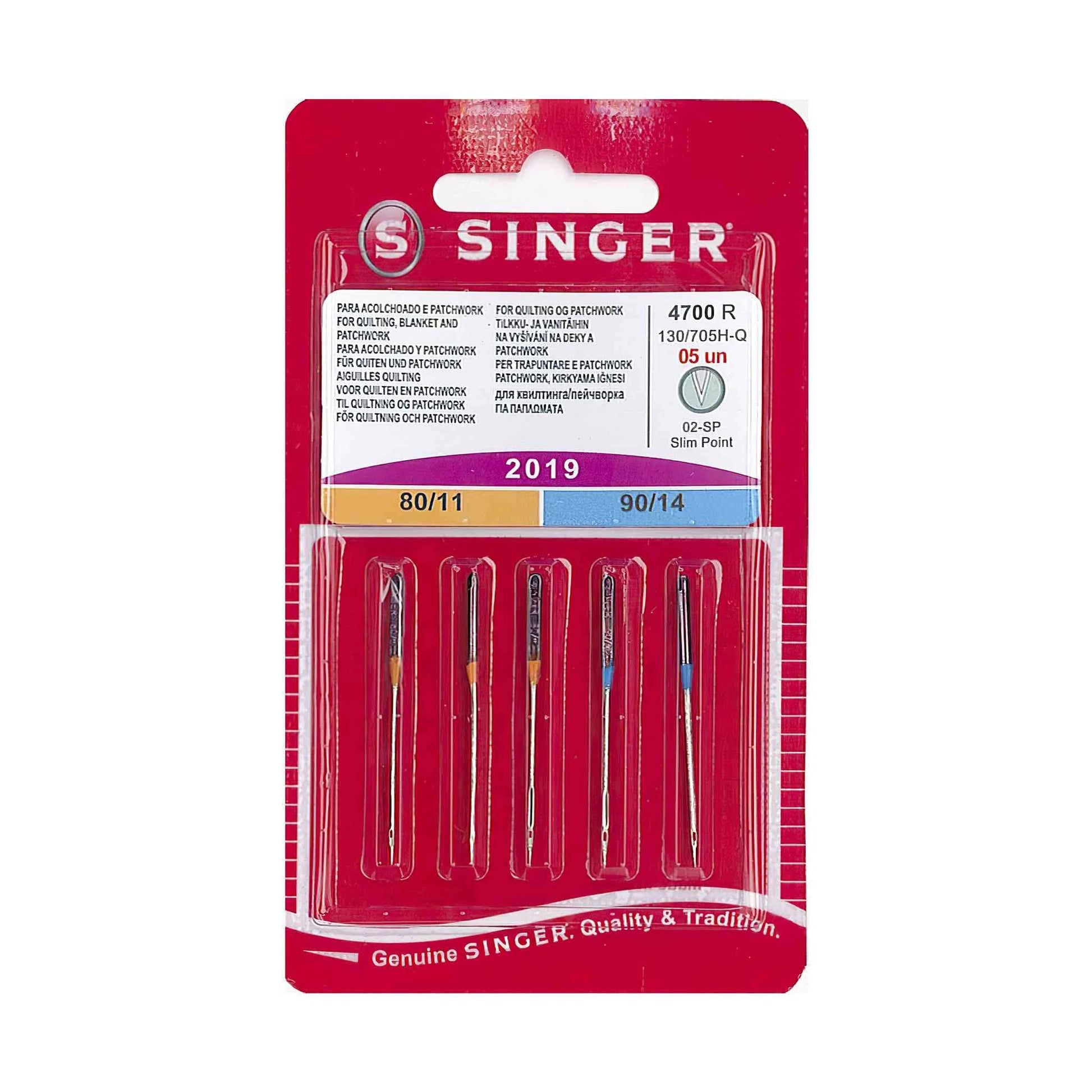 Singer Quilting Needles Size 80/90 – Pack of 5