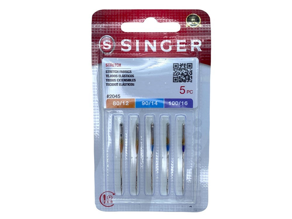 Singer Ball Point Needles Size 80/90/100 – Pack of 5