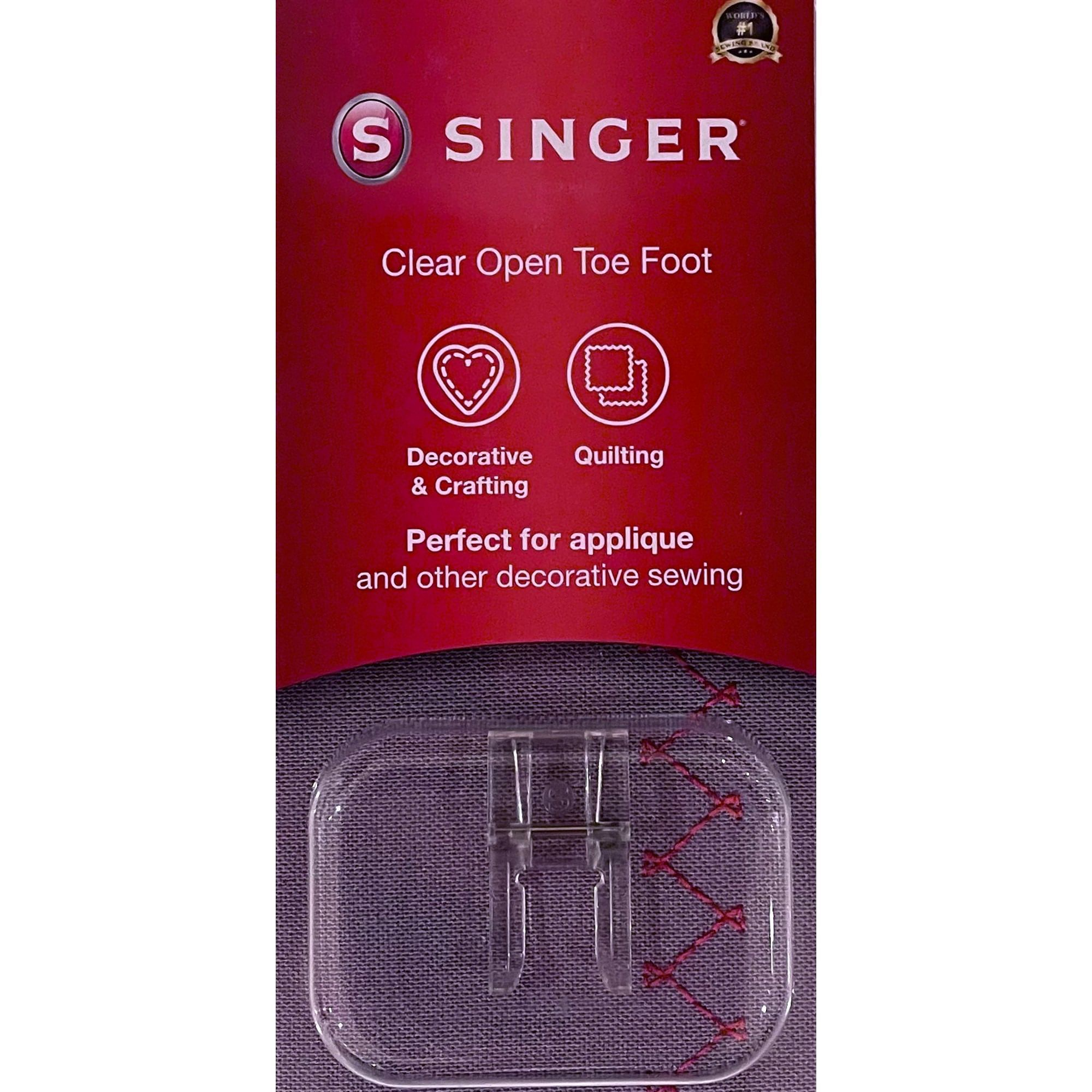 Clear Open Toe Foot by Singer (in retail packaging)
