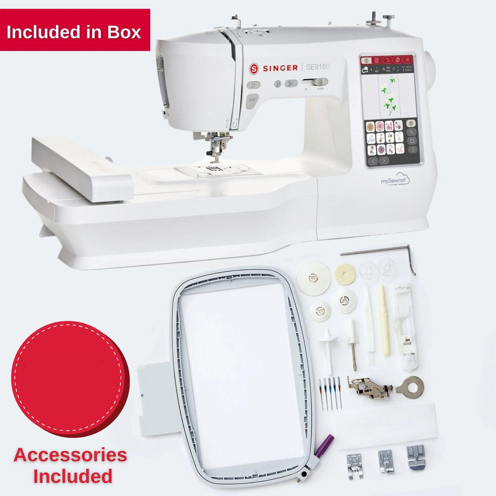 Singer SE9185 Sewing & Embroidery Machine – 150 Designs, Wireless ...