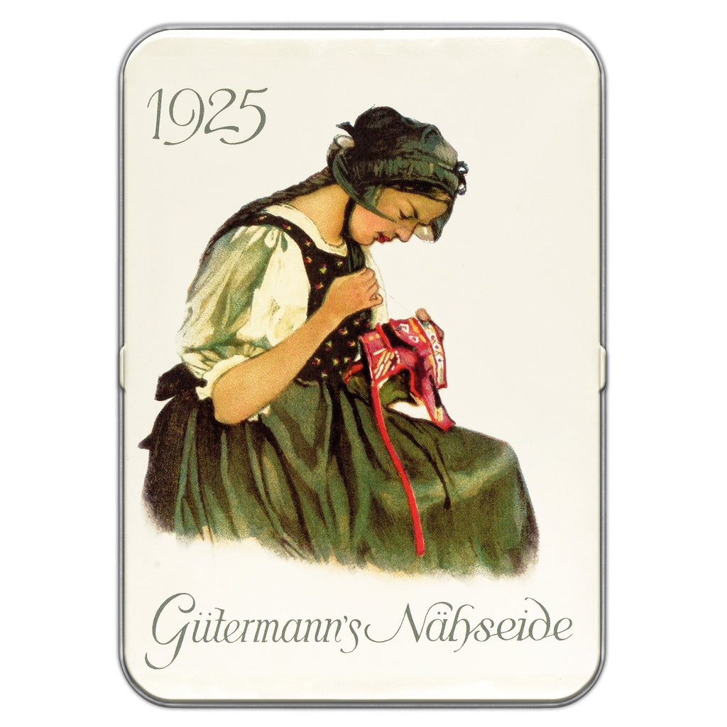 Gutermann Thread Storage Tin - Nostalgic 1925 - Sew-All 8 x 100m Classic Shades