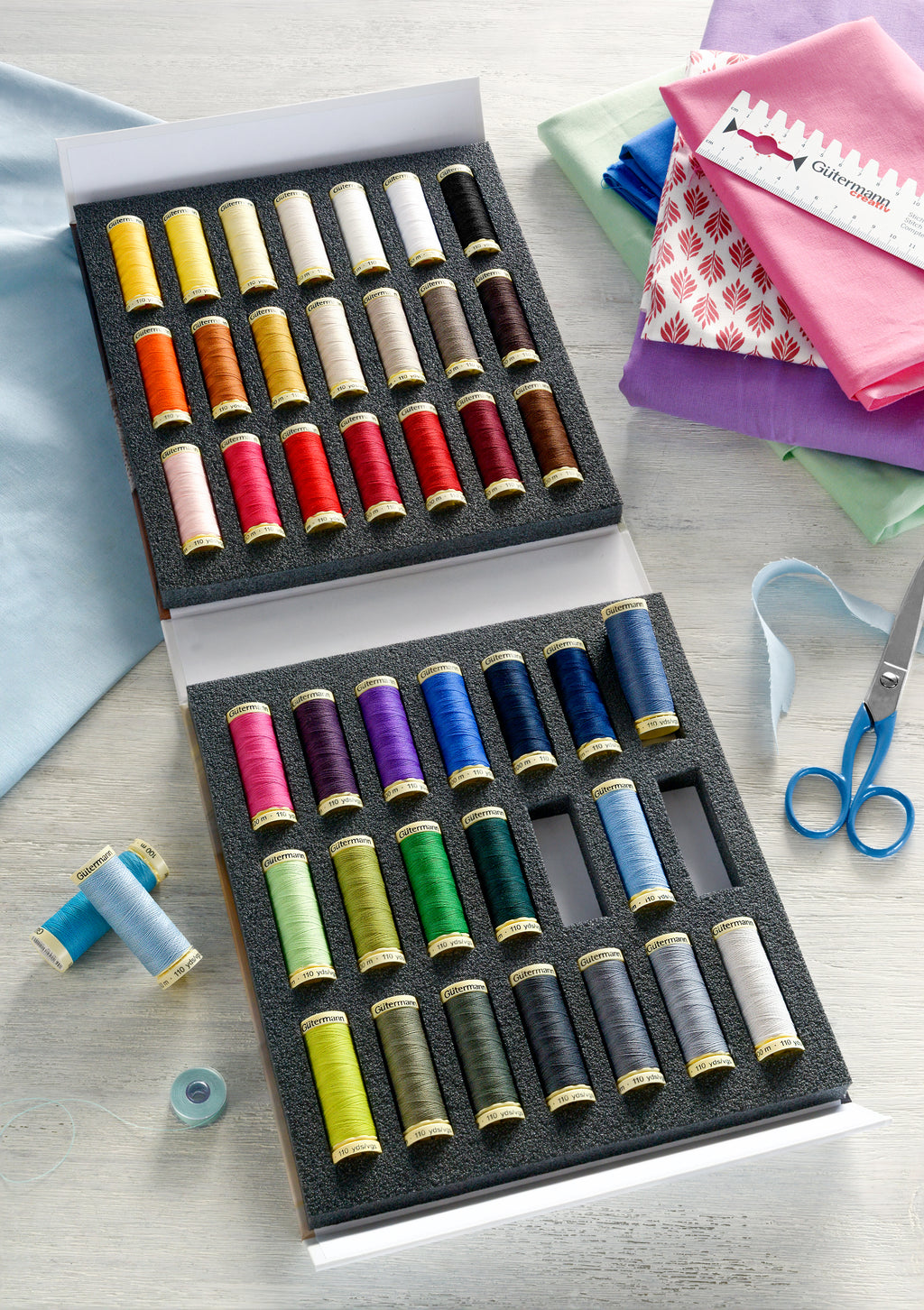 Gutermann Sewing Thread Album - Sew - All - 42 x 100m - Assorted