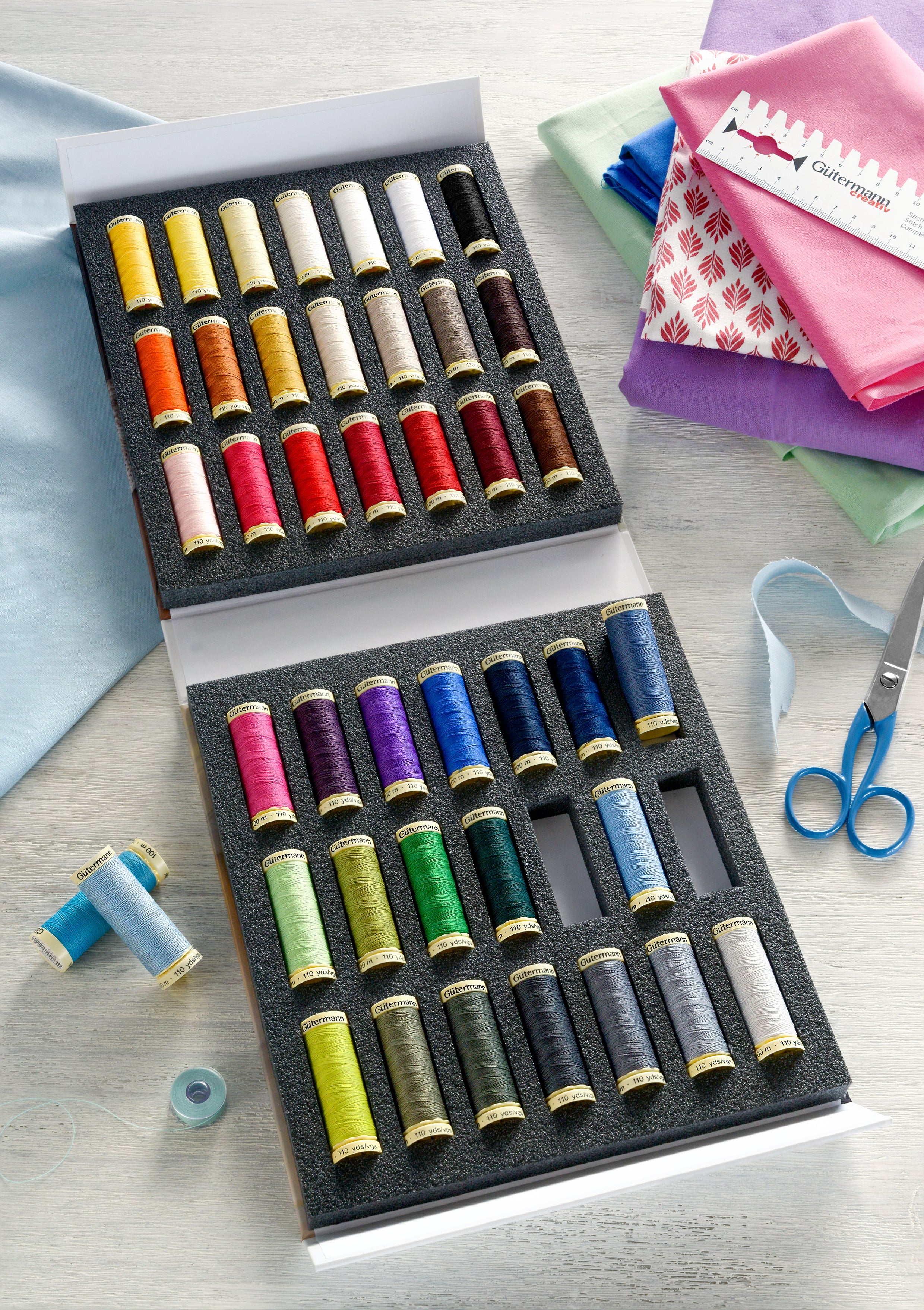 Gutermann Sewing Thread Album - Sew - All - 42 x 100m - Assorted