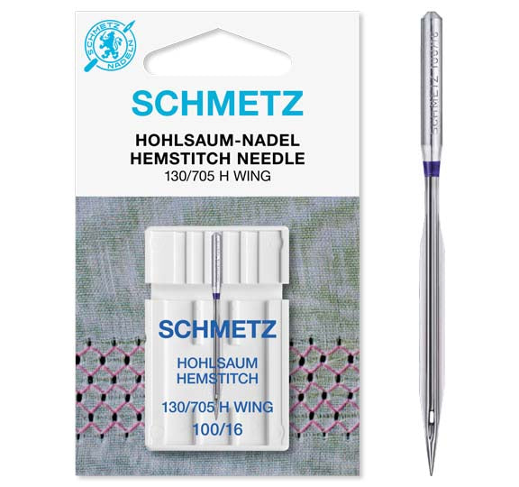 Schmetz Sewing Machine Needles - Hemstitch - 100(16) - 1 Needle
