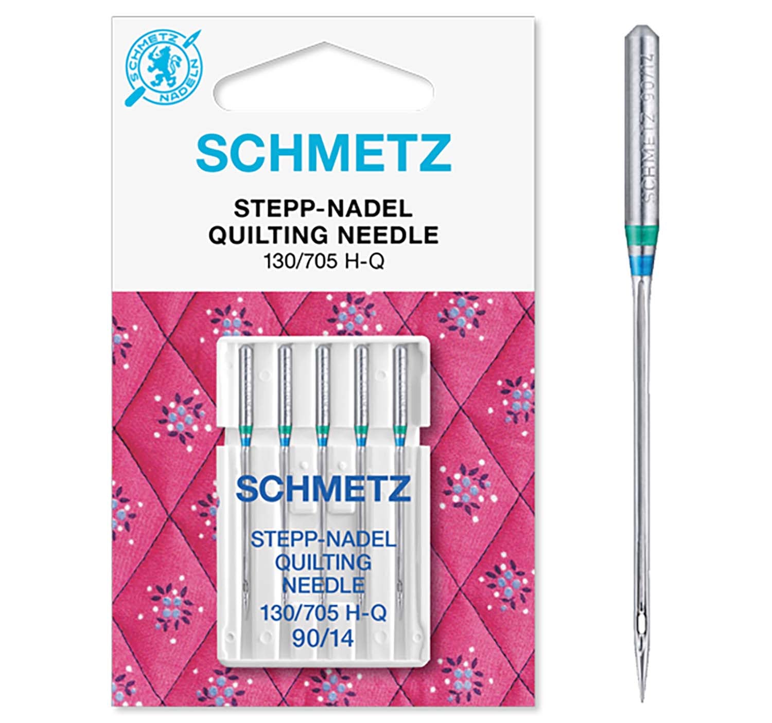 Schmetz Sewing Machine Needles - Quilting - 90(14) - 5 Needles