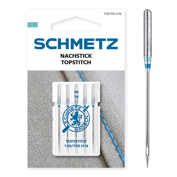 Schmetz Sewing Machine Needles - Top-stitch - 90(14) - 5 Needles