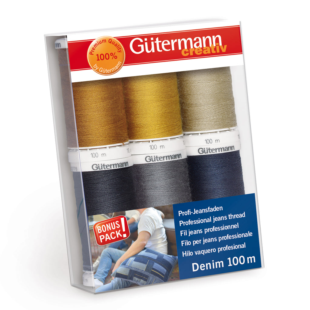 Gutermann Thread Set - Denim - 6 x 100m