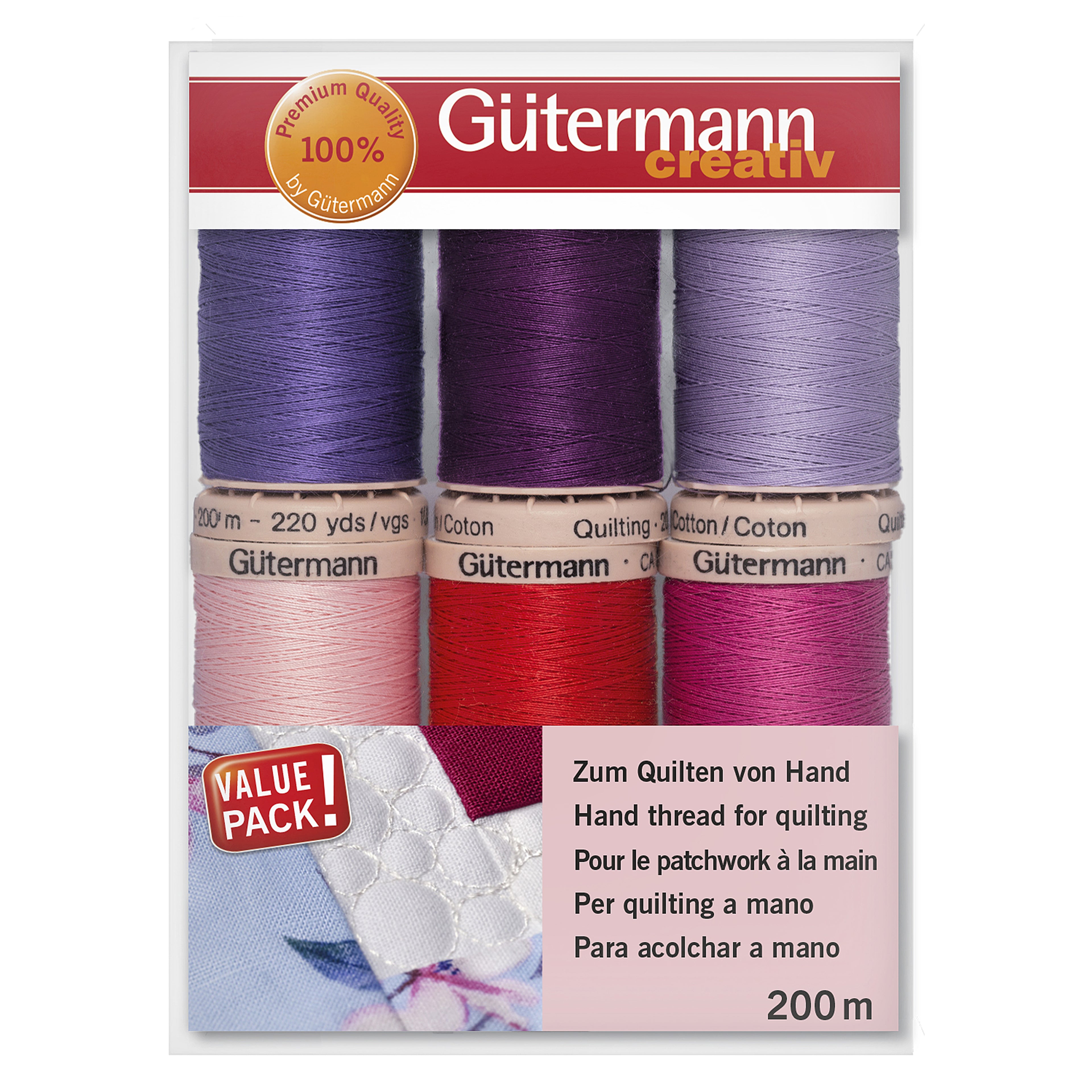 Gutermann Thread Set - Quilting - 6 x 200m