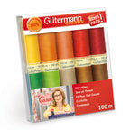 Gutermann Thread Set - Sew - All - 10 x 100m - Assorted