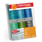 Gutermann Thread Set - Cotton No.30 - 6 x 300m - 3