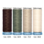 Gutermann Thread Set - Water Repellent - 4 x 100m - Assorted Neutrals
