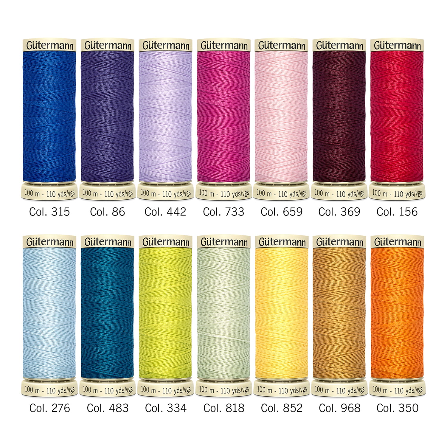 Gutermann Thread Set - Sew - All - 14 x 100m - Fashion