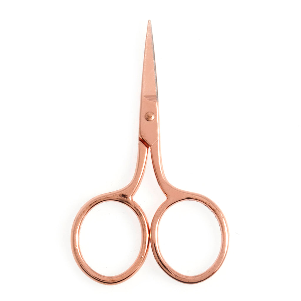 Hemline Embroidery Scissors 6.7cm Rose Gold