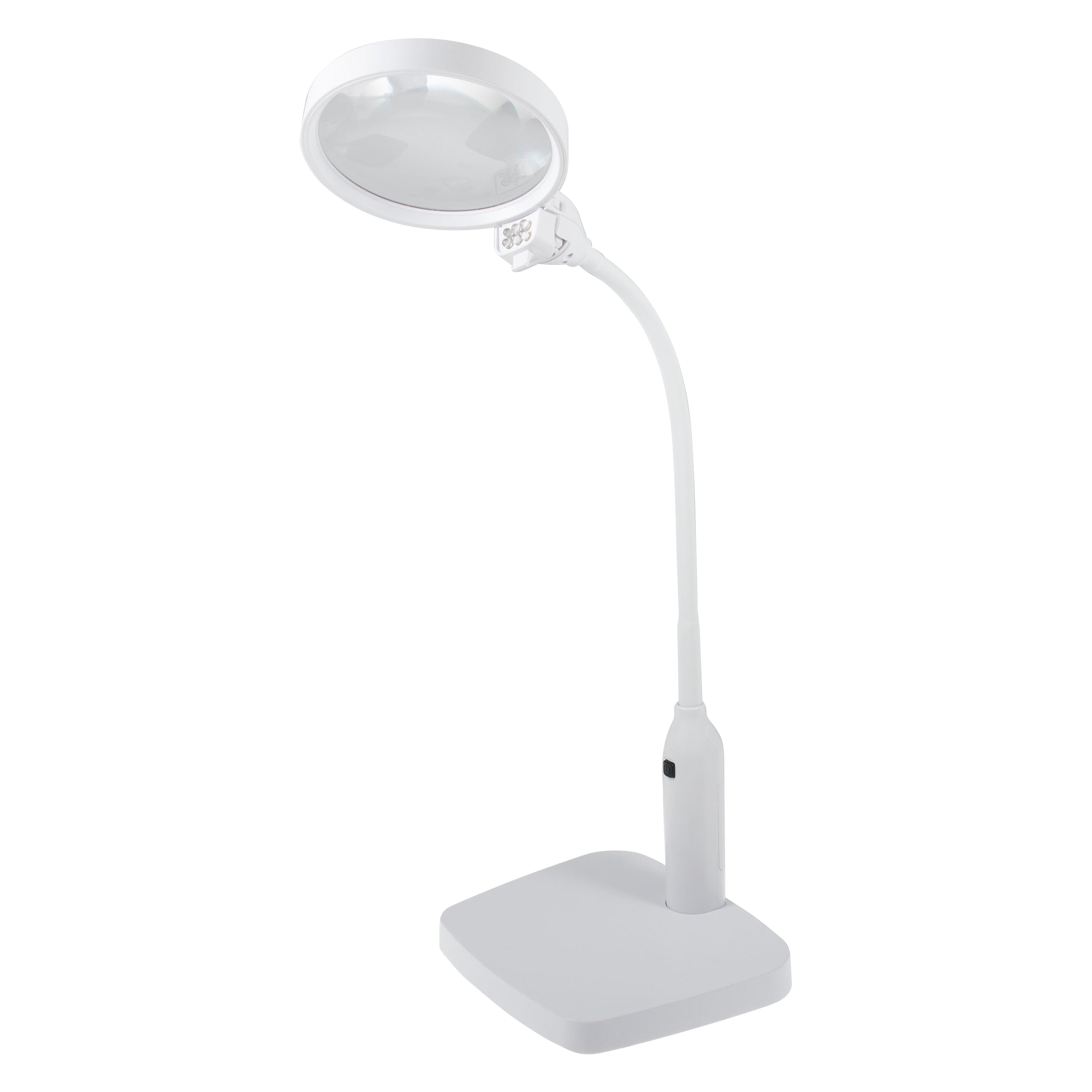 Purelite Multi-Use Magnifier and Table Lamp - White