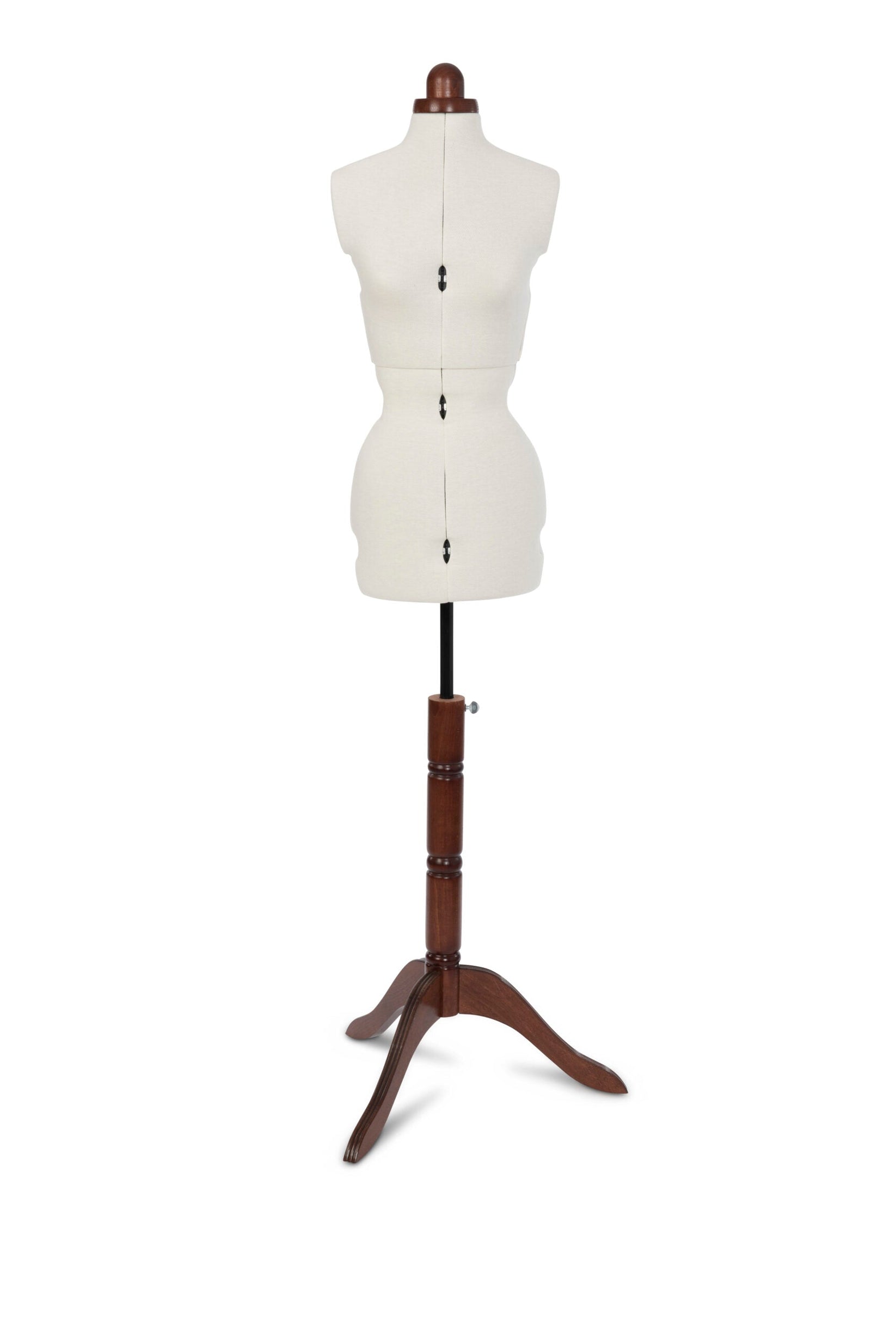 Adjustoform Lady Valet Premium Dressform with Walnut stand