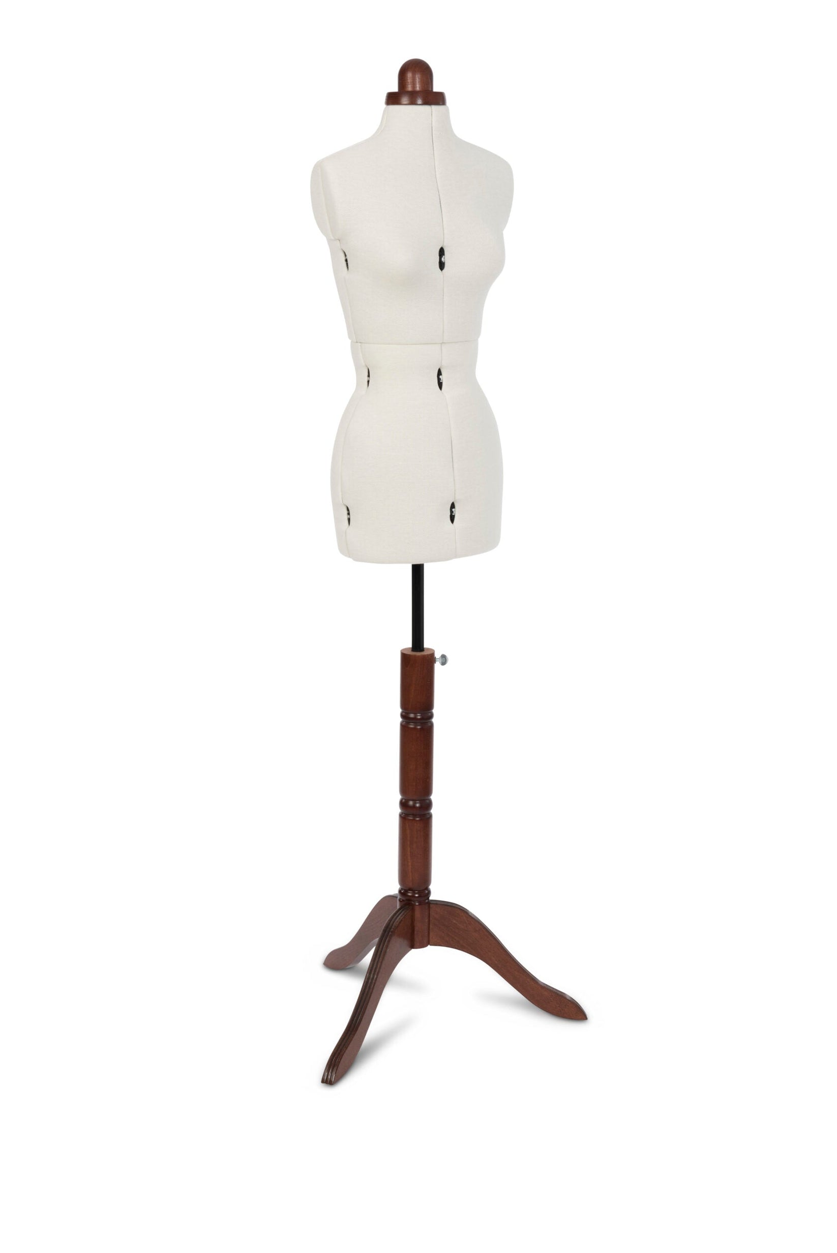 Adjustoform Lady Valet Premium Dressform with Walnut stand