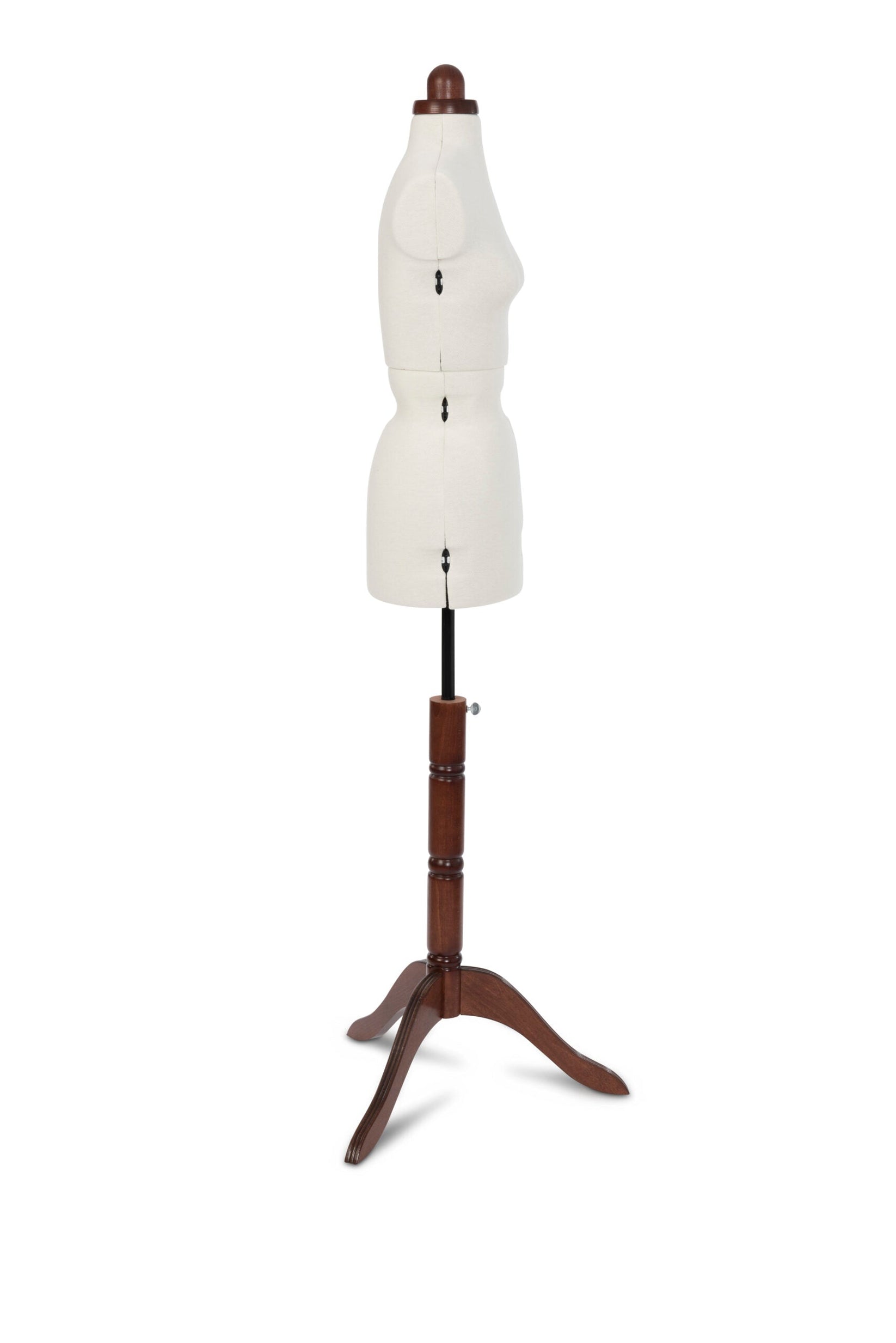 Adjustoform Lady Valet Premium Dressform with Walnut stand