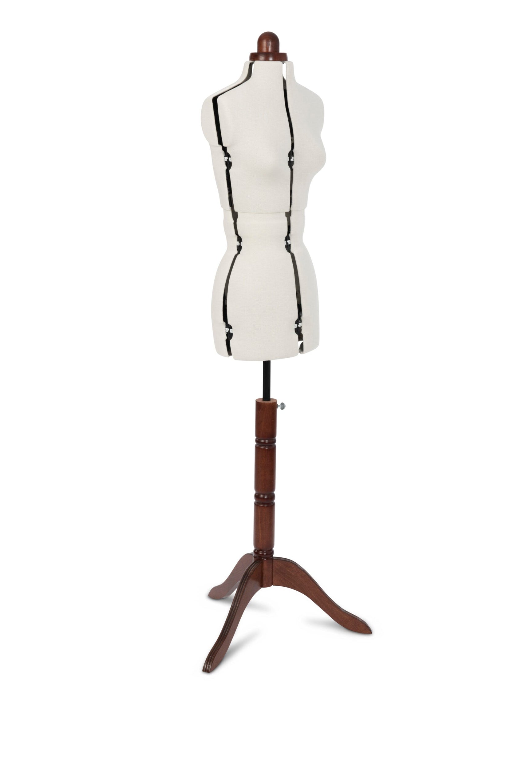 Adjustoform Lady Valet Premium Dressform with Walnut stand