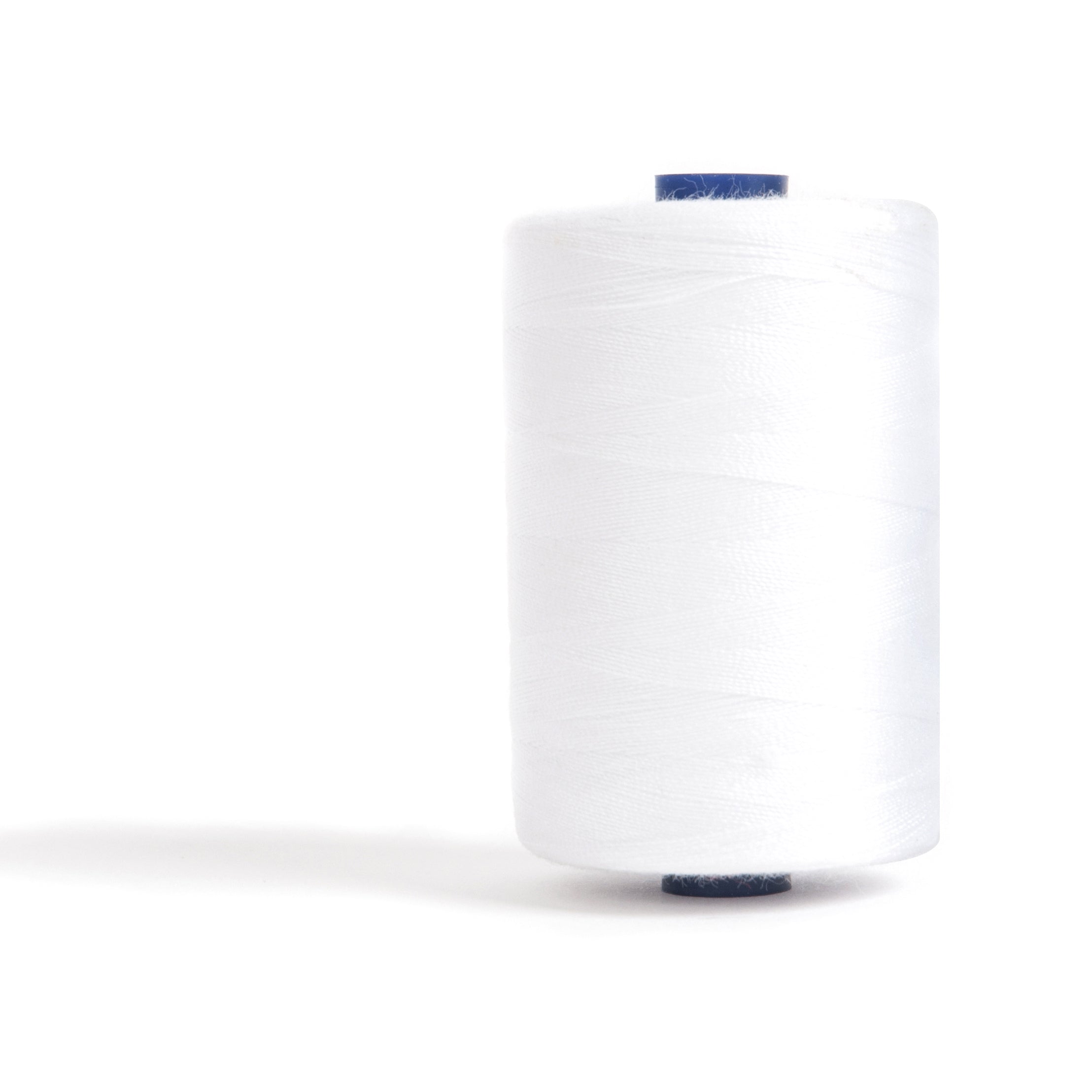 XL 1000m thread spool for Sewing or Overlocking - White