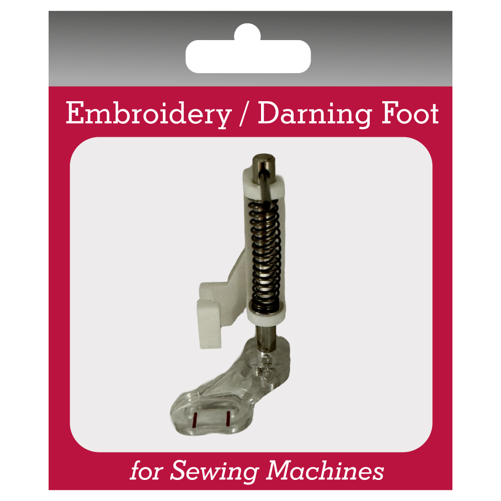 Embroidery / Darning Foot (free motion sewing) for Sewing Machines - 3 to choose from