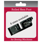 Rolled Hem Foot for Sewing Machines (multiple sizes)