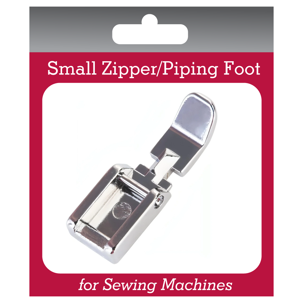 Small Zipper / Piping Foot for Sewing Machines